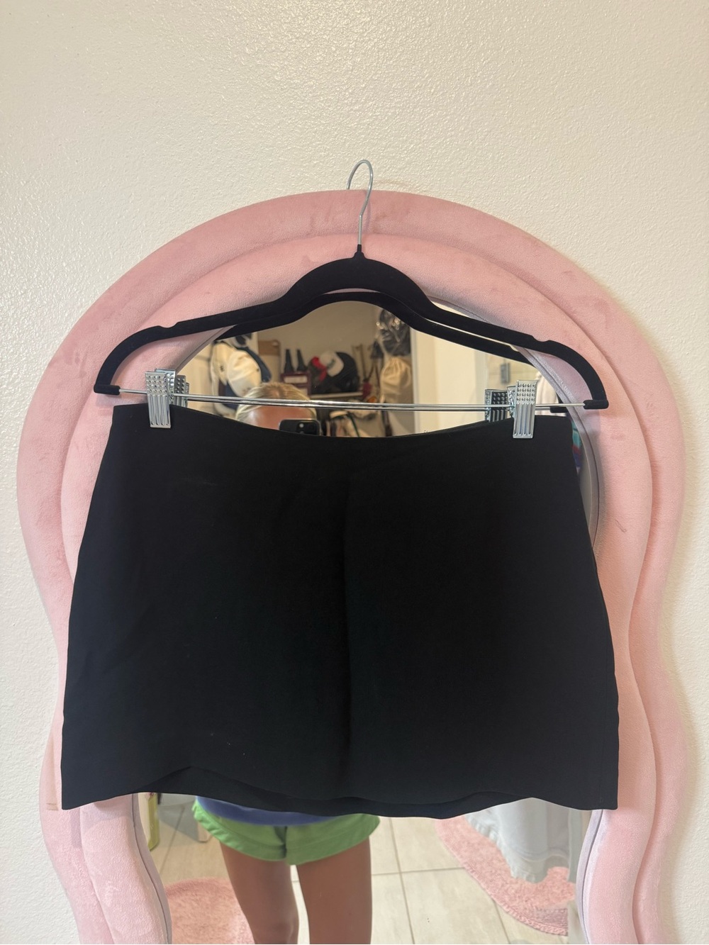 Reformation Black Mini Skirt